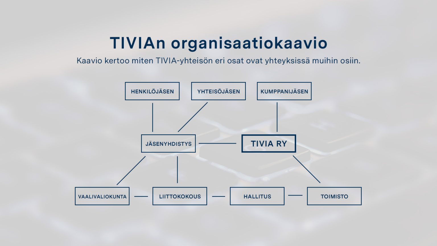 TIVIAn organisaatiokaavio