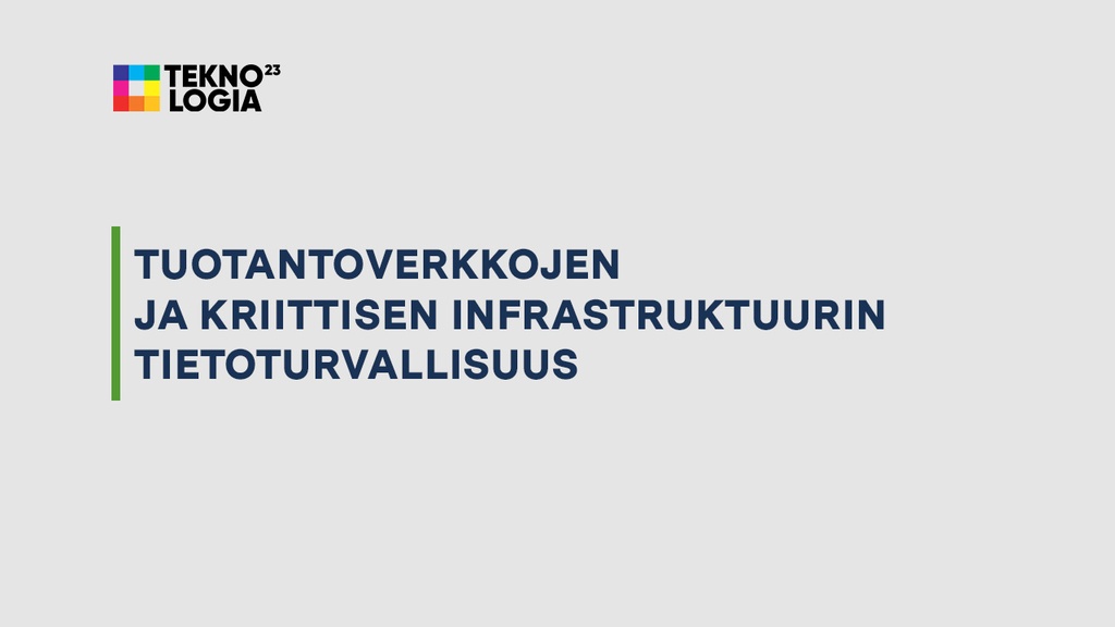 Tilannekuva tekoälystä tietoturvan ja verkon näkökulmasta (kopio)