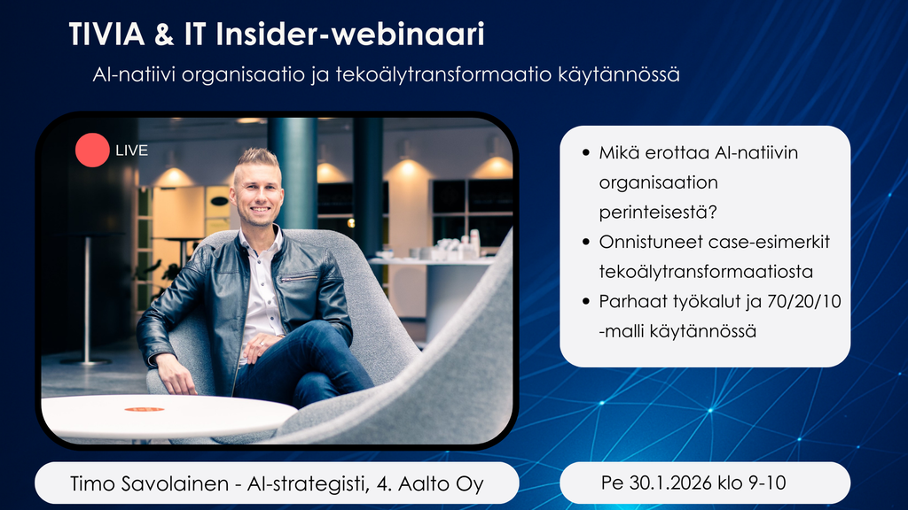 AI-natiivi organisaatio ja tekoälytransformaatio käytännössä