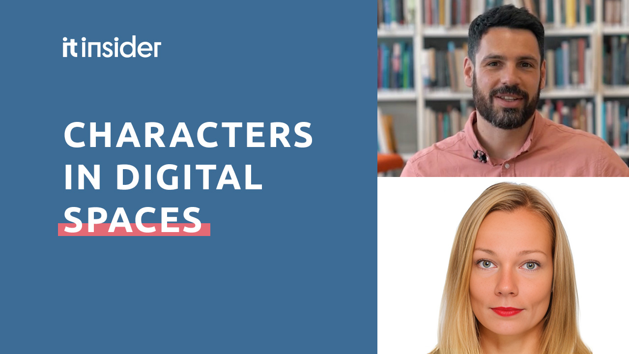 Characters in digital spaces