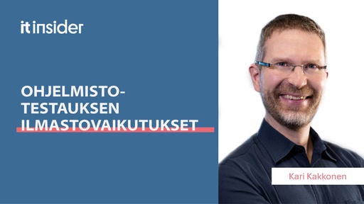 Ohjelmistotestauksen ilmastovaikutukset