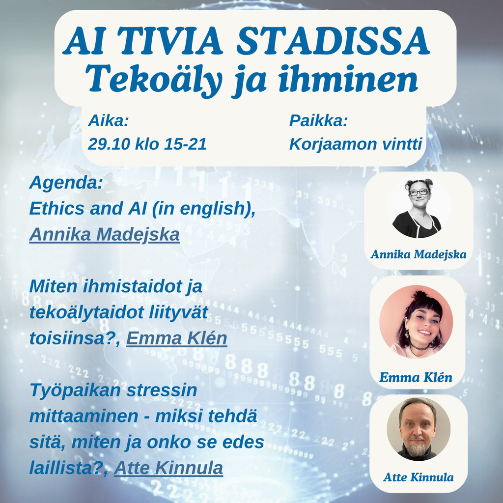 AI TIVIA stadissa tekoäly ja ihminen